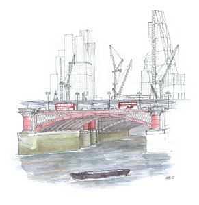 The Thames, Blackfriars