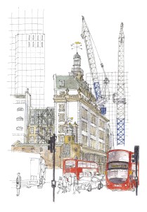 Rush Hour, St Ethelburga's Church